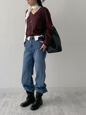 261 Semi-Wide Denim Pants